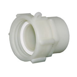 Adaptador para recipiente de contactor - plástico - rosca interior S 60 x 6 - rosca exterior G 2"